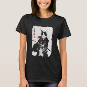 Samurai Cat Vintag Japanisch Ukiyo e Warrior Art G T-Shirt