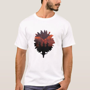 Samurai Champloo Mugen Jin und Fuu Sonnenblume in  T-Shirt