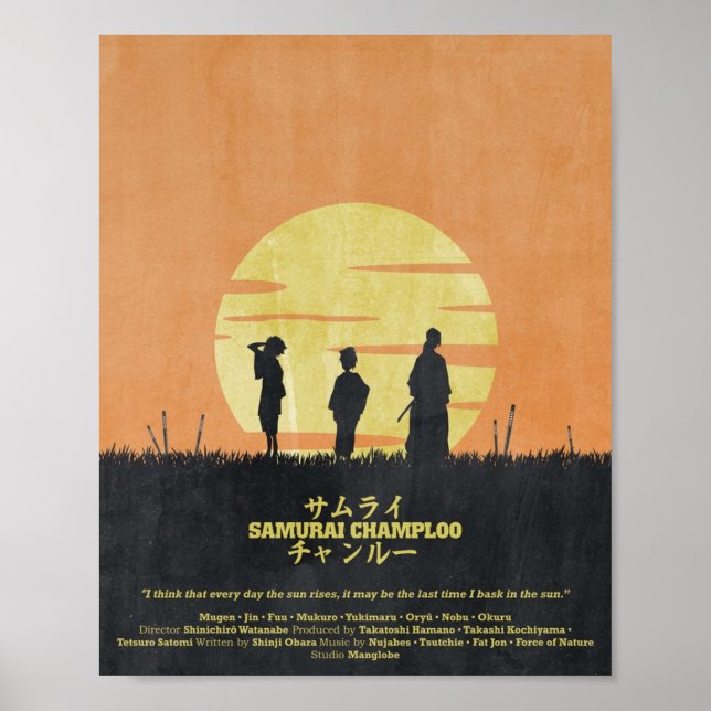 Samurai Champloo Sun Rise Poster (Vorne)