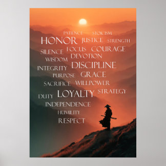 Samurai-Code: Der Bushido-Weg Poster