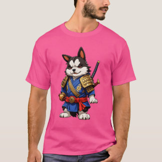 Samurai Dog Freund Junge T-Shirt