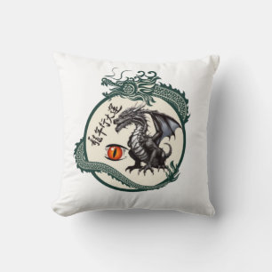 Samurai-Drache Kissen