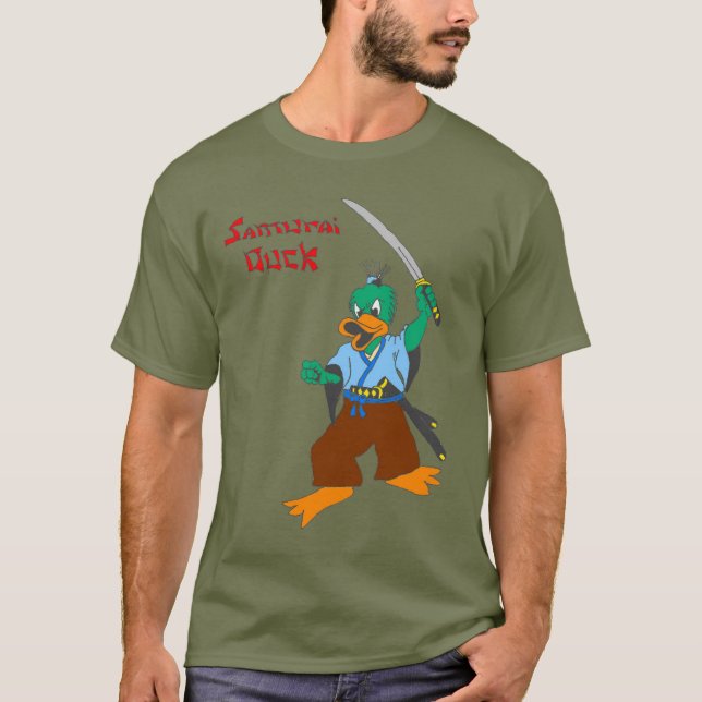 Samurai-Ente T-Shirt (Vorderseite)