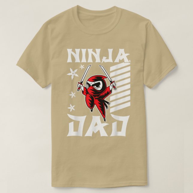 Samurai - Father Ninja Dad T-Shirt Copy Copy Copy  (Design vorne)