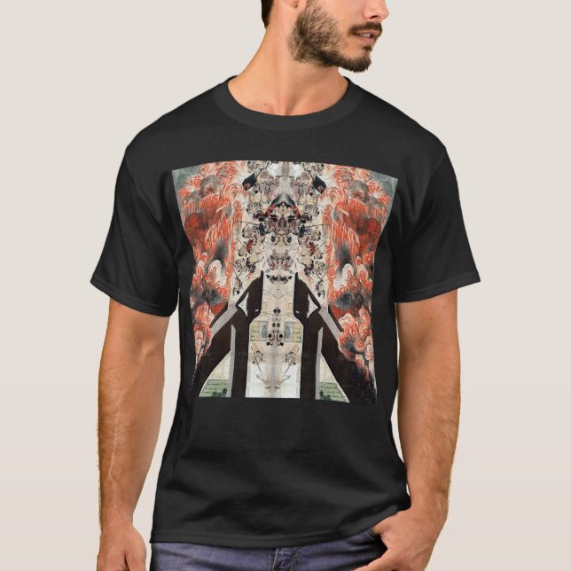 Samurai-Feudal-Krieger 1X00006 T-Shirt (Vorderseite)
