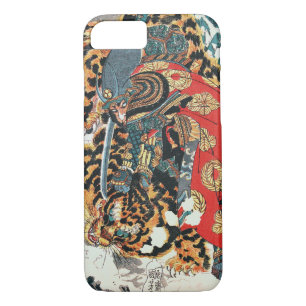 Samurai Fighting a Tiger, Kuniyoshi, Ukiyo-e Case-Mate iPhone Hülle