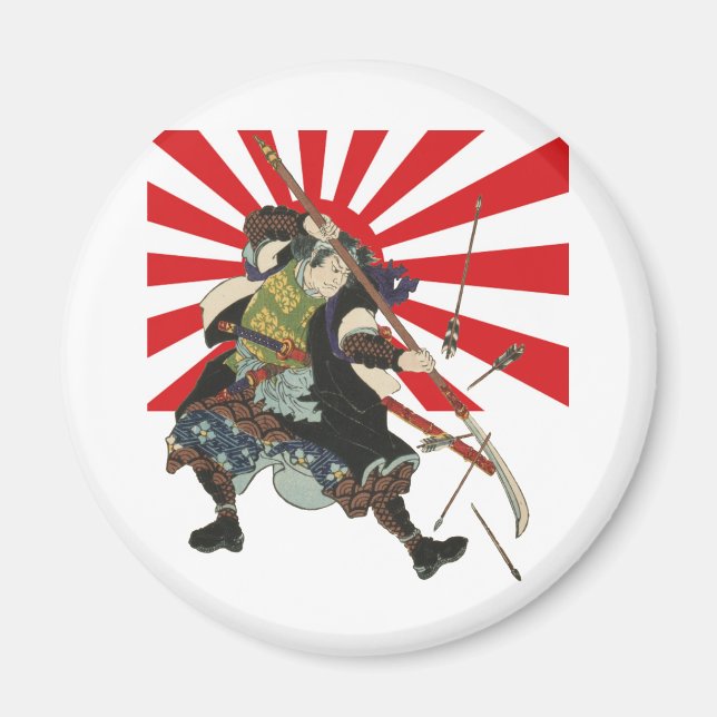 Samurai Flag Magnet (Vorne)