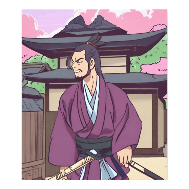 Samurai Fotodruck (Vorne)