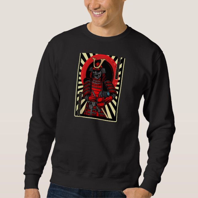 Samurai Fotograf Japanische Kultur Picture Warr Sweatshirt (Vorderseite)