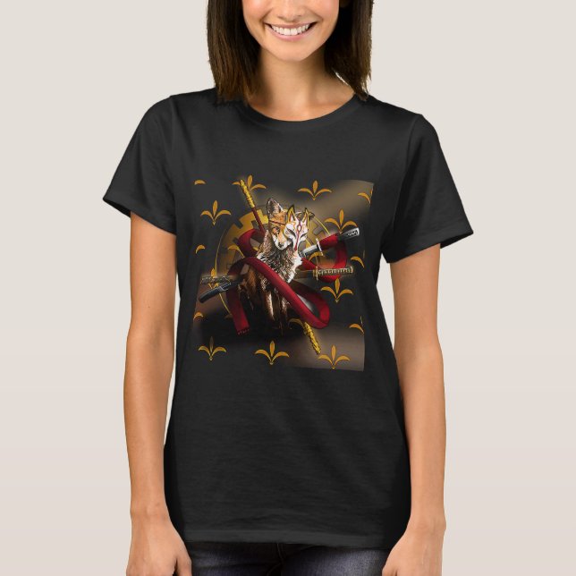 Samurai Fox T-Shirt (Vorderseite)