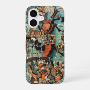 SAMURAI-FRAU TOMOE GOZEN AUF DEM PFERD IN DER SCHL iPhone 16 HÜLLE