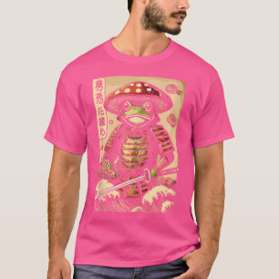 Samurai Frog Mushroom Hat ästhetische Cotattcore M T-Shirt