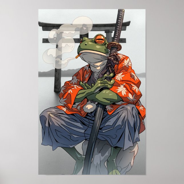 Samurai Frog Poster (Vorne)