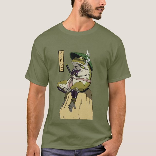 Samurai Frog: Wächter des Lotus T-Shirt (Vorderseite)