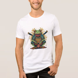 Samurai frog warrior Bella+Canvas Tri-blend T-Shir Tri-Blend Shirt