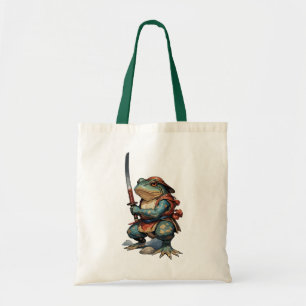 Samurai Frog Warrior mit Katana Tragetasche