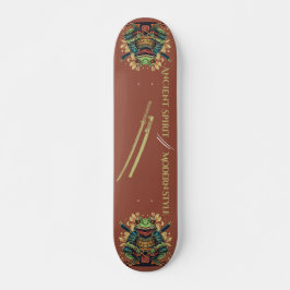 Samurai frog warrior Skateboard