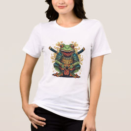 Samurai frog warrior Women's Tri-blend T-Shirt Shirt