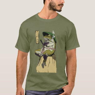 Samurai Frosch: Hüter der Lotusblume T-Shirt
