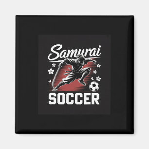 Samurai Fußball Krieger Geist Fußball Katana Kling Magnet