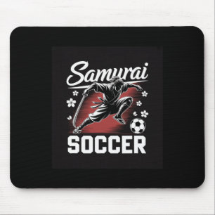 Samurai-Fußballkriegergeist Fußball Katana-Klinge  Mousepad