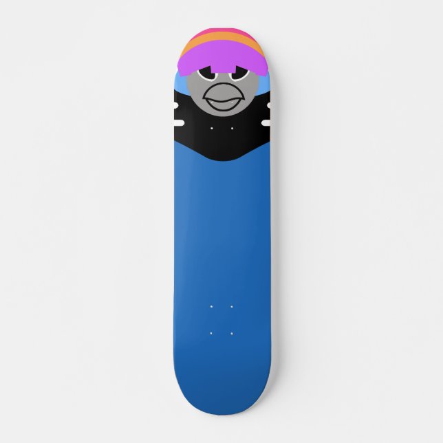 Samurai-Geisha Bubla-Chan Clupkitz Skateboard (Vorne)