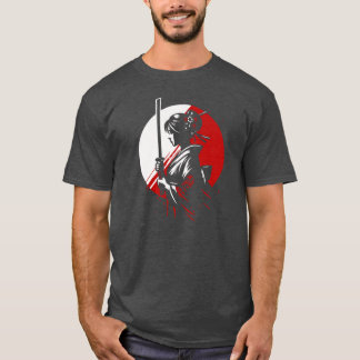 Samurai Geisha mit Katana, die Sun Warrior Boxy T-Shirt