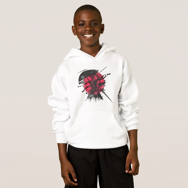 Samurai-Geist Hoodie (Vorne ganz)