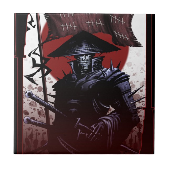 Samurai_ghost Fliese (Vorderseite)