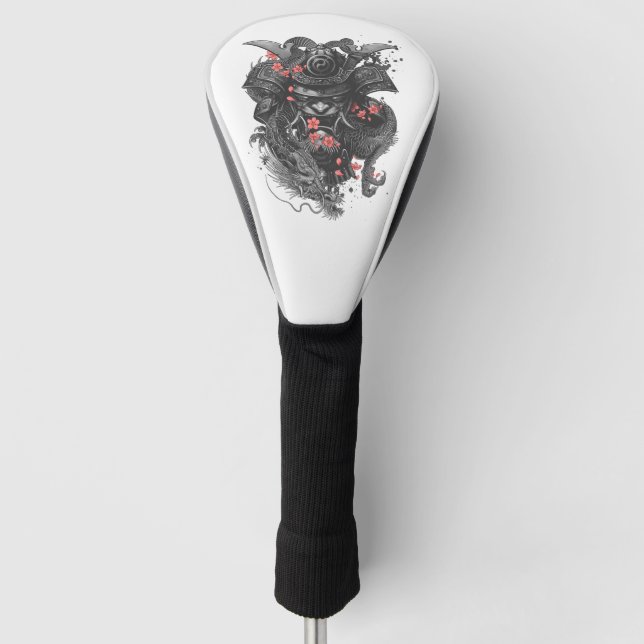 Samurai Golf Headcover (Vorderseite)