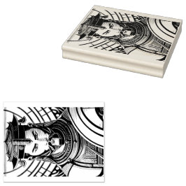 Samurai Gummistempel