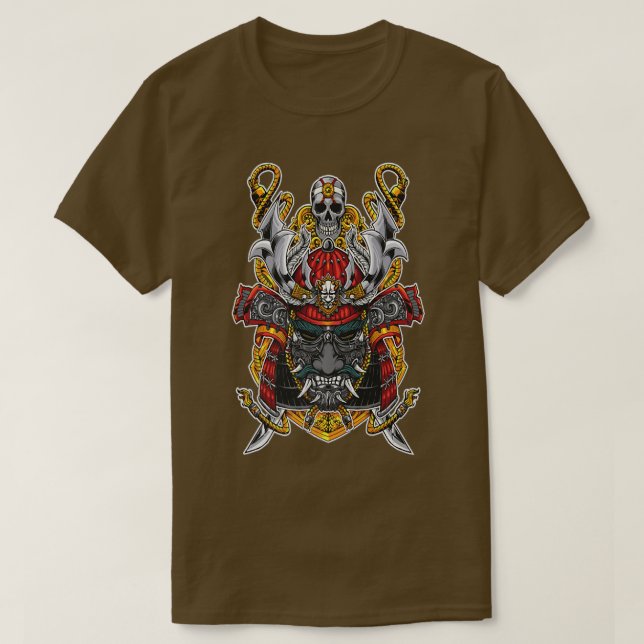Samurai Head  T-Shirt (Design vorne)