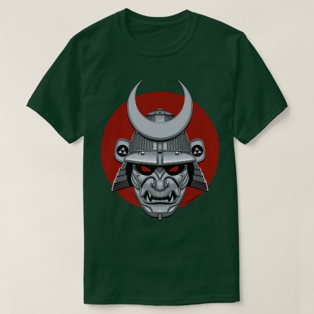 Samurai Helm (2) T-Shirt (Design vorne)