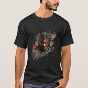 Samurai Helmet Warrior Bushido Oni Masask Japanisc T-Shirt