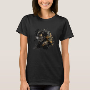 Samurai Helmet Warrior Bushido Oni Masask Japanisc T-Shirt