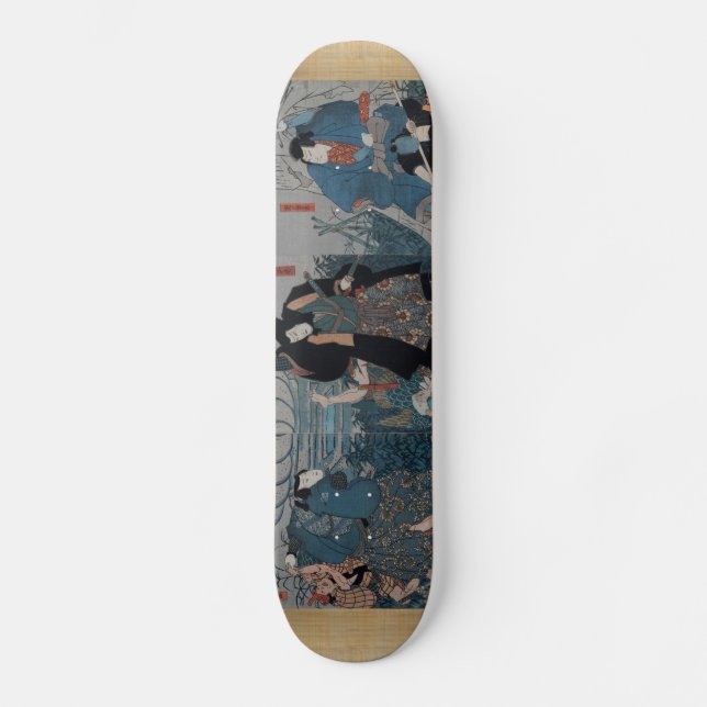 Samurai-Hinterhalt Skateboard (Vorderseite)