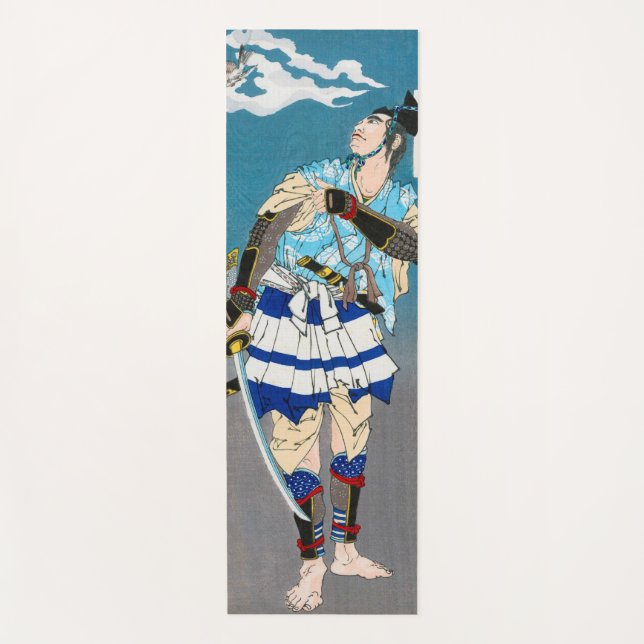 Samurai Holding a Katana, Tsukioka Yoshitoshi Yogamatte (Vorderseite)