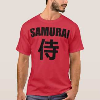 SAMURAI im japanischen Kanji Schreiben T-Shirt