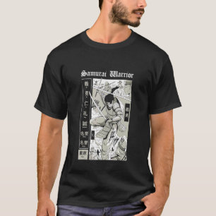 Samurai in der Kampfszene Samurai Krieger Design T-Shirt
