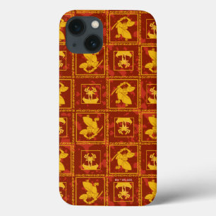 Samurai Jack & Aku Golden Silhouette Muster Case-Mate iPhone Hülle