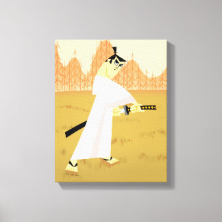 Samurai Jack Drawing Sword Leinwanddruck