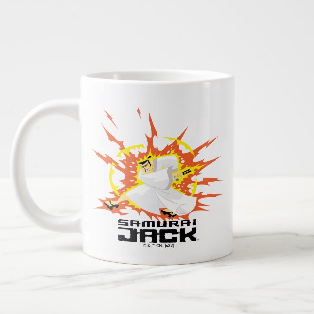 Samurai Jack Energy Graphic Jumbo-Tasse (Links)