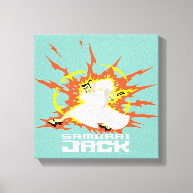 Samurai Jack Energy Graphic Leinwanddruck (Vorderseite)