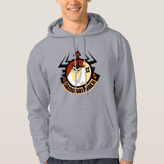 Samurai Jack in Aku Futuristic Frame Hoodie (Vorderseite)