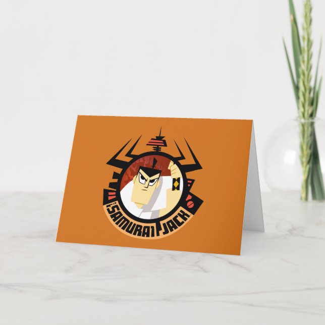 Samurai Jack in Aku Futuristic Frame Karte (Vorderseite)