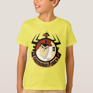 Samurai Jack in Aku Futuristic Frame T-Shirt