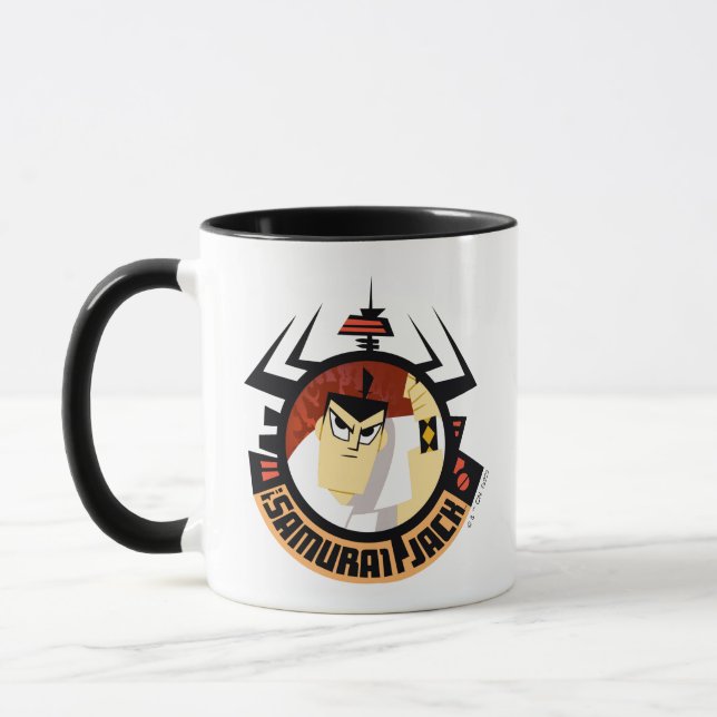 Samurai Jack In Aku Futuristic Frame Tasse (Links)