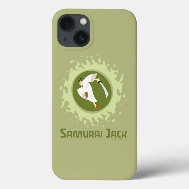 Samurai Jack Leaping Graphic Case-Mate iPhone Hülle (Rückseite)