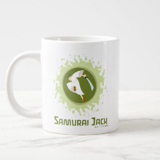 Samurai Jack Leaping Graphic Jumbo-Tasse
