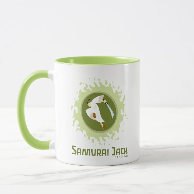 Samurai Jack Leaping Graphic Tasse (Links)
